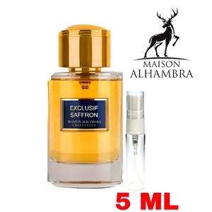 5 ML Sample Decant Vial Maison Alhambra  Exclusif Saffron